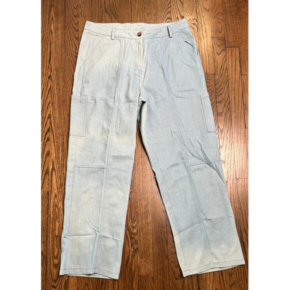 Light Blue Utility Jeans – Size XXL (No Brand Tag) - Picture 1 of 6